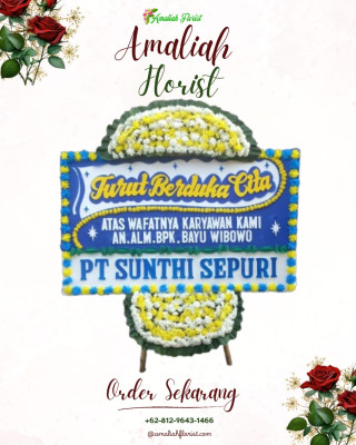 Papan Bunga Duka di Bintan Utara